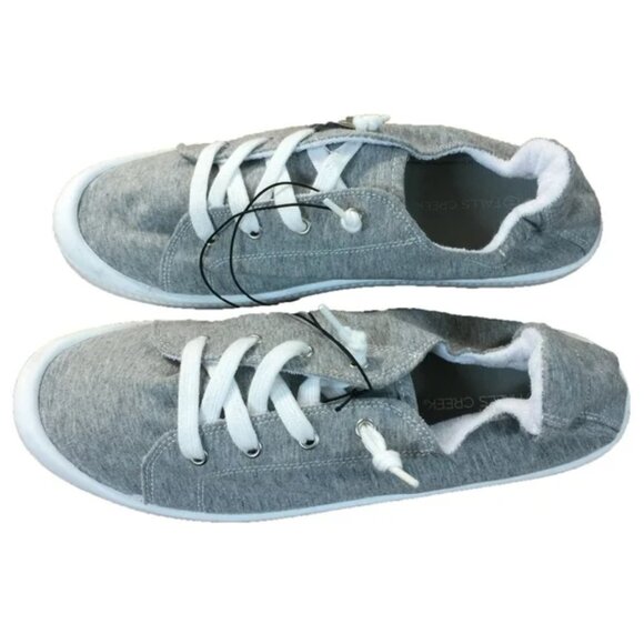 Falls Creek Womens Slip On Kristy Sneaker Heather Gray 11M NWT - Picture 1 of 1